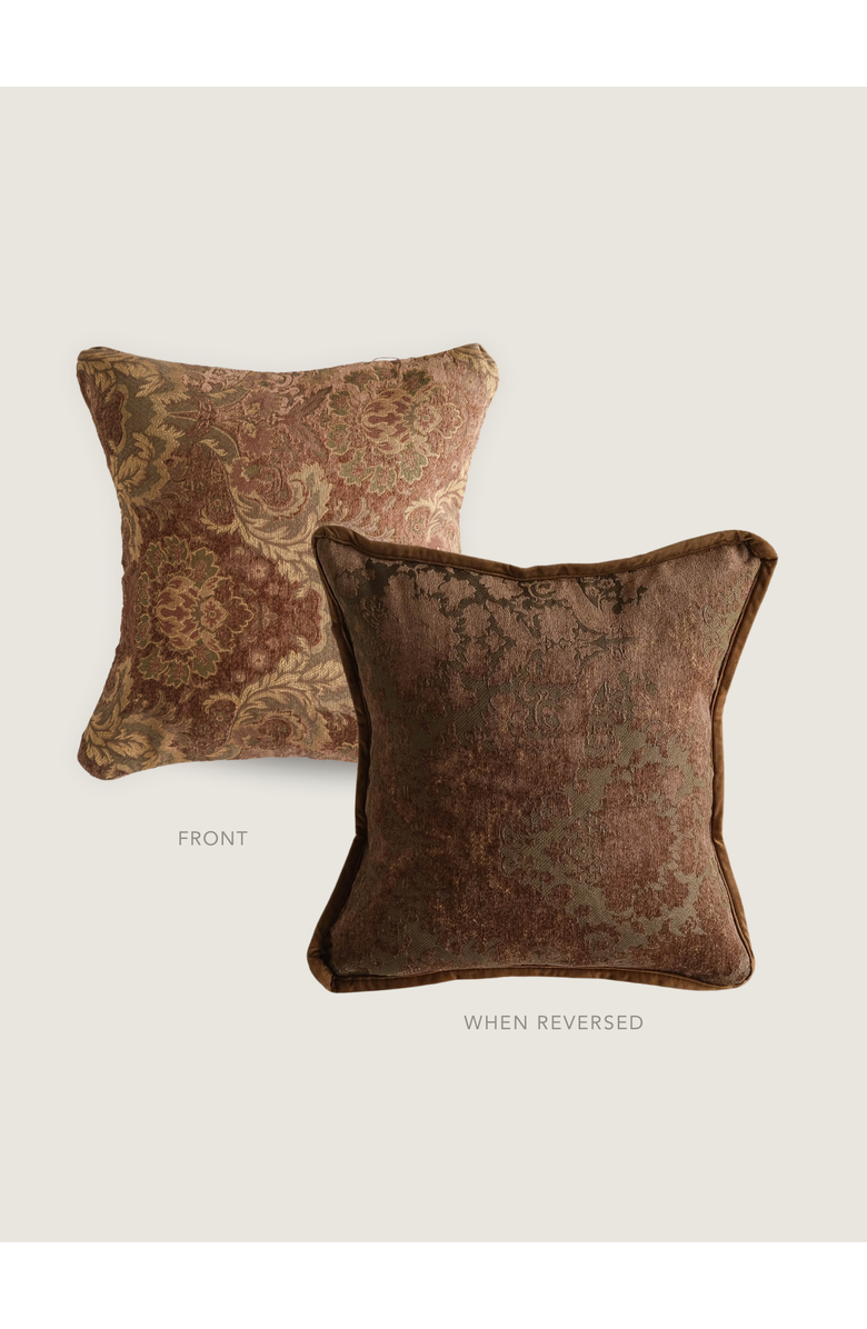 Twenty Third by Deanne Margot Tapestry Pillow, Alternate, color, Beige