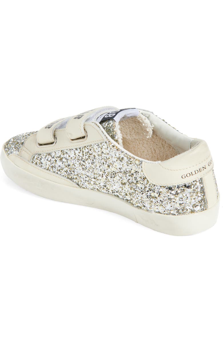 Golden Goose Kids' Old School Glitter Low Top Sneaker, Alternate, color,