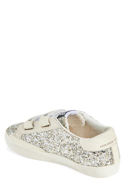 Golden Goose Kids' Old School Glitter Low Top Sneaker In Multi