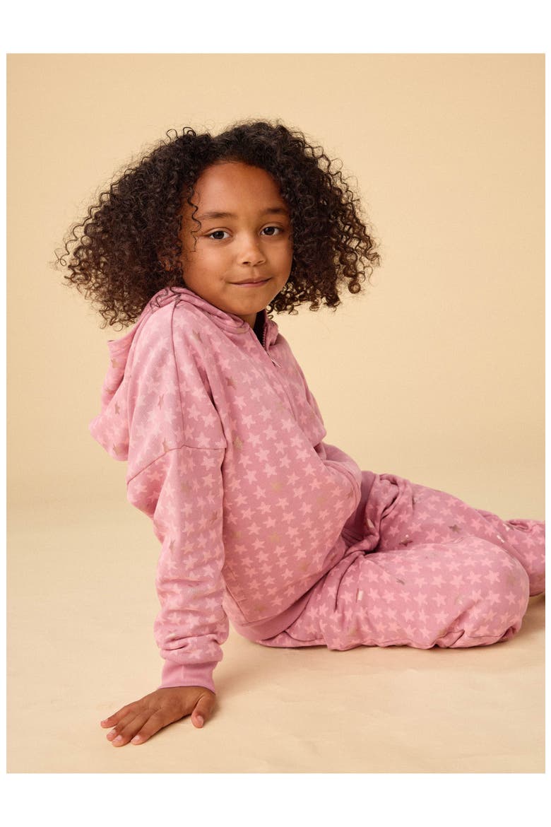 Easy Fit Hoodie, Alternate, color, Metallic Stars
