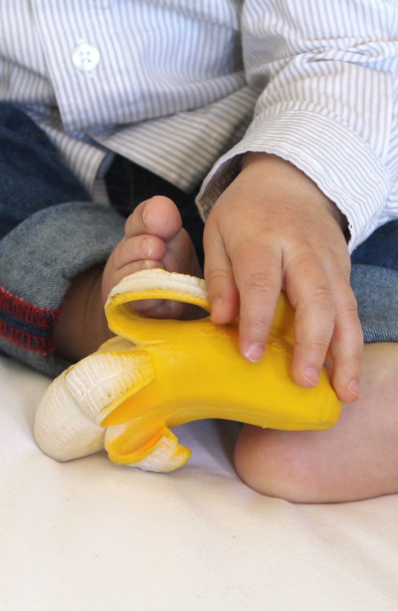 Oli&Carol Oli and Carol Ana Banana Teething Toy, Alternate, color,