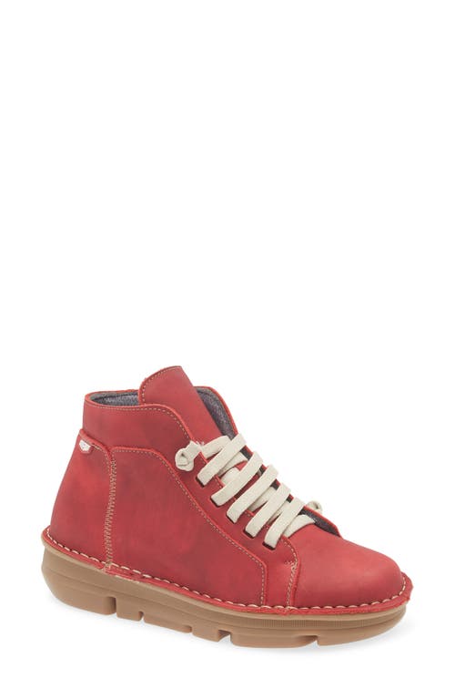 On Foot Touch Sneaker Boot In Red