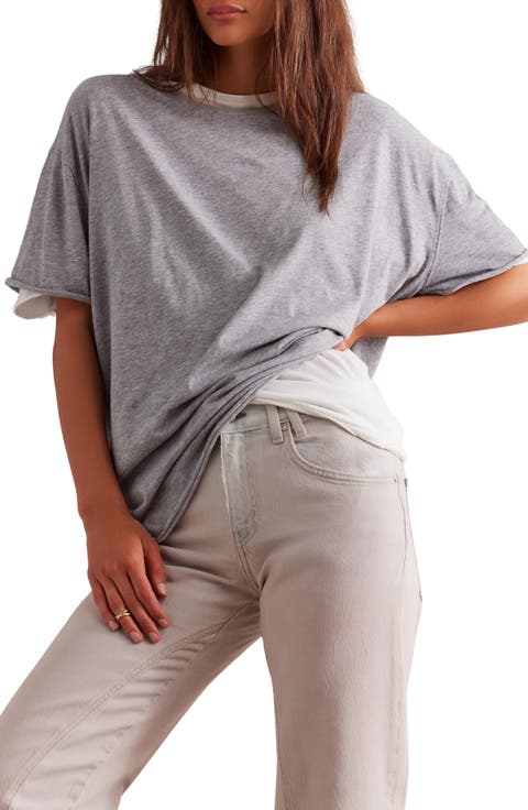 Nina Crewneck Cotton T-Shirt