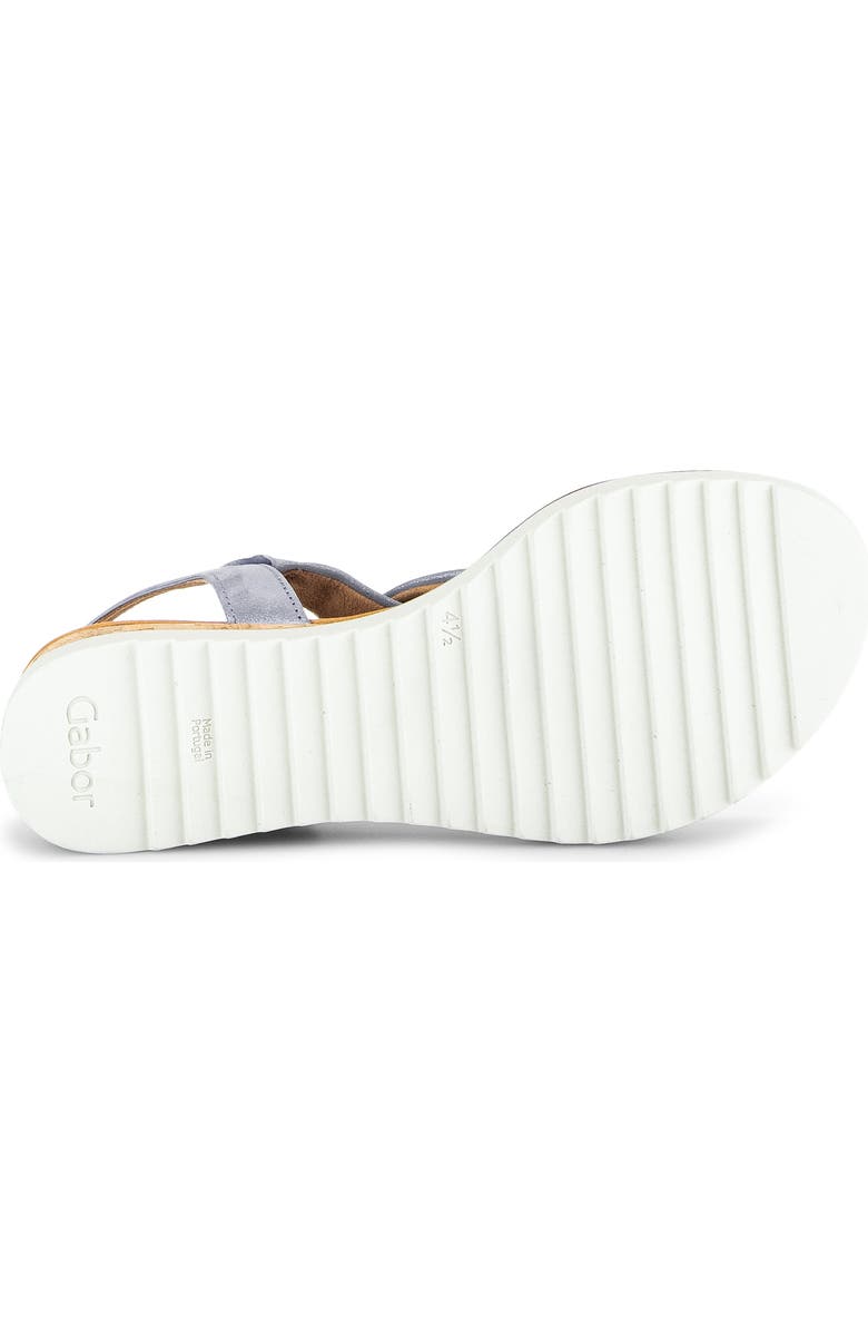 Gabor 42.751 Wedge Sandal, Alternate, color, Azur