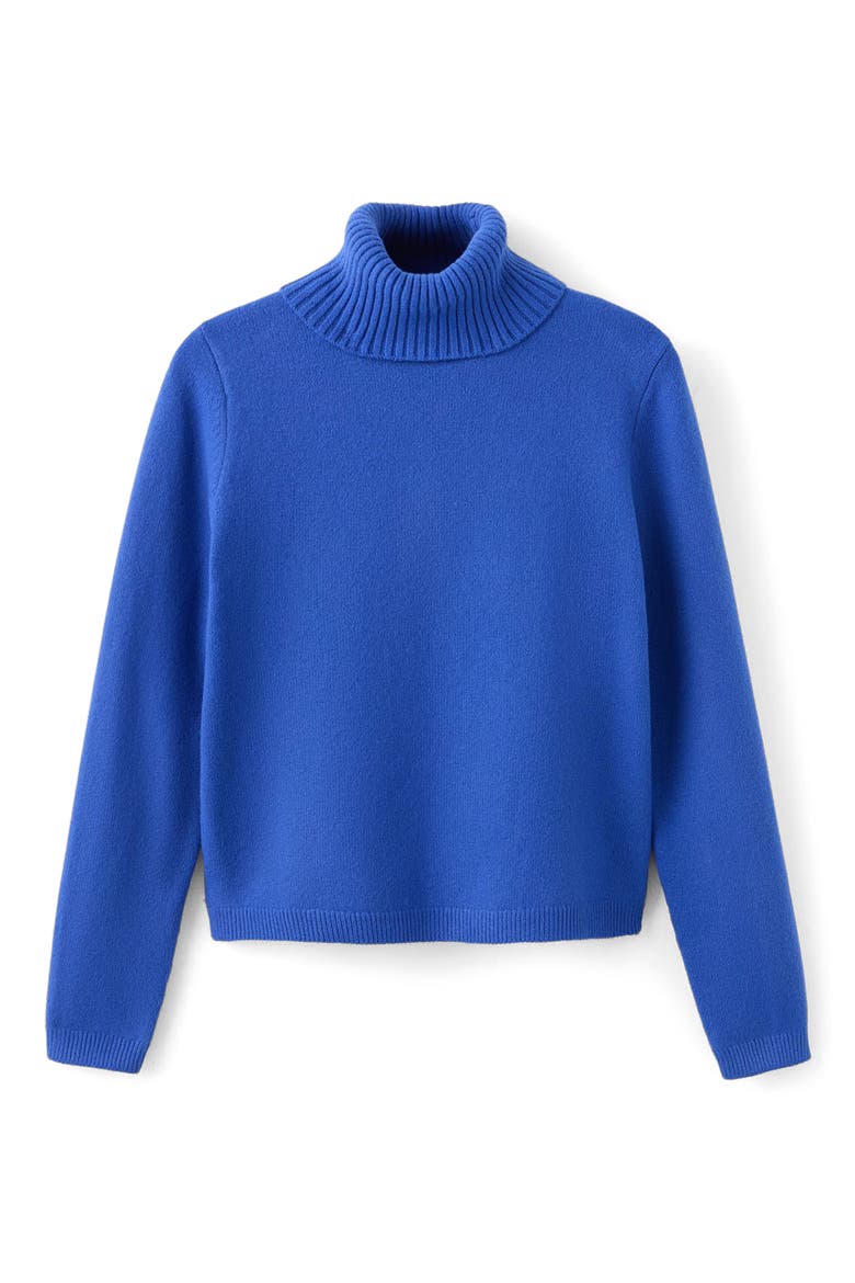 Turtleneck Sweater, Alternate, color, VIBRANT BLUE
