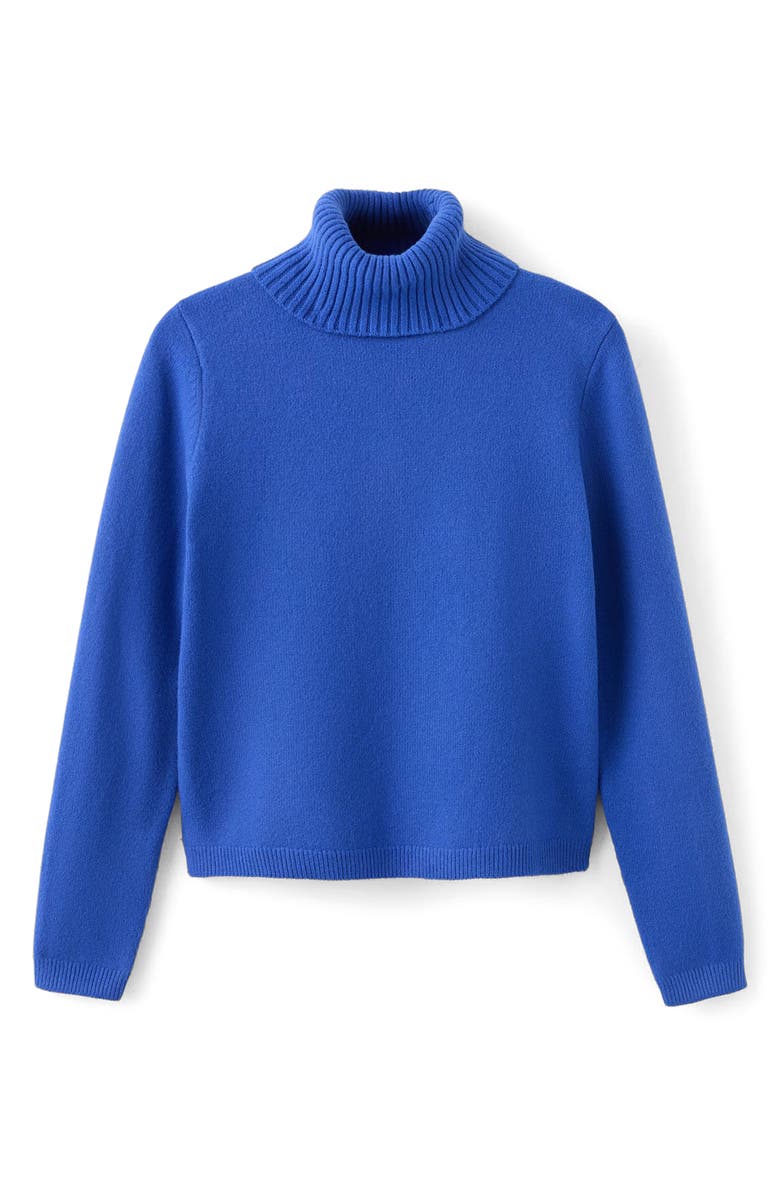 MANGO Turtleneck Sweater, Alternate, color, Vibrant Blue