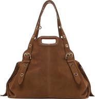 maje Suede Miss M XL bag