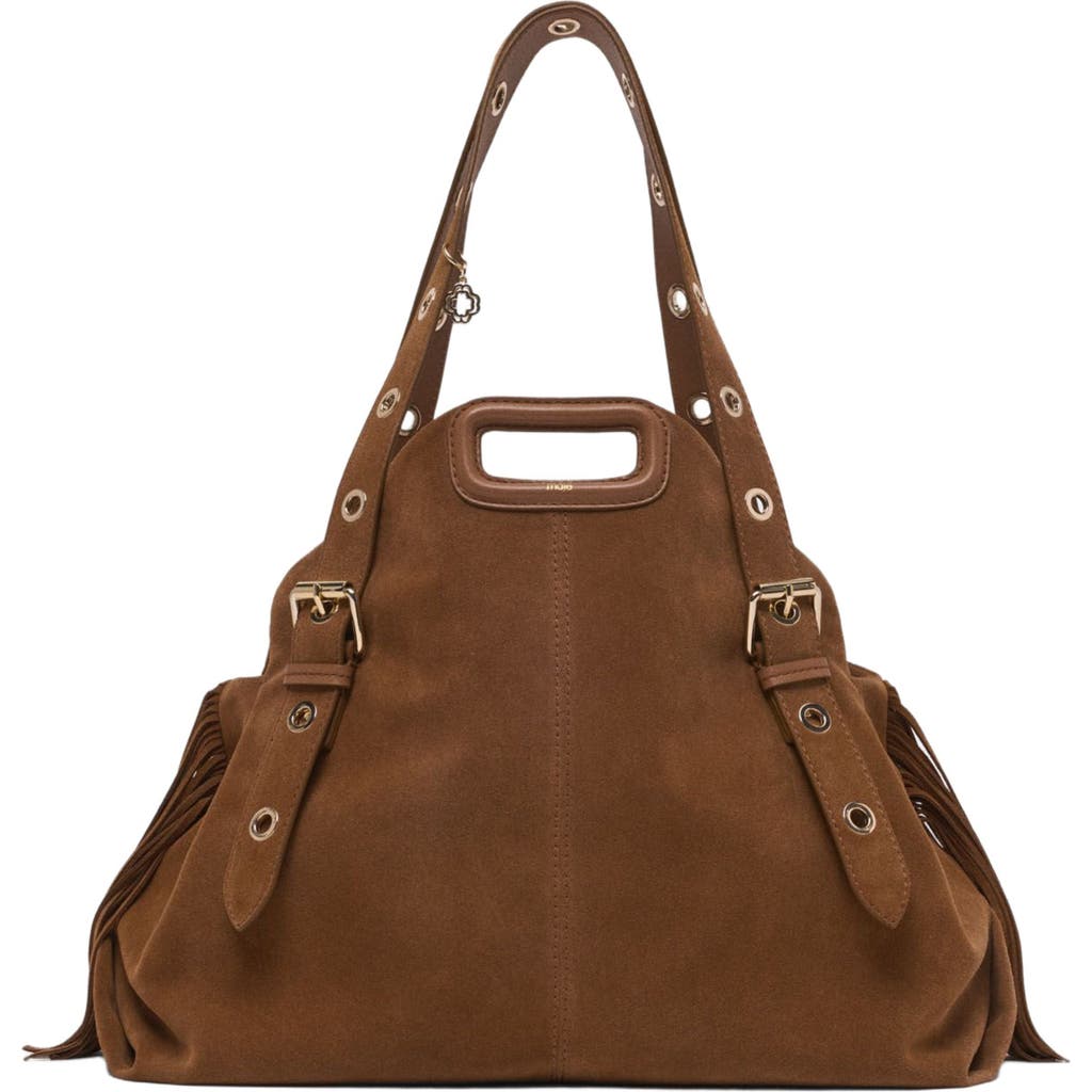 Maje Suede Miss M Xl Bag