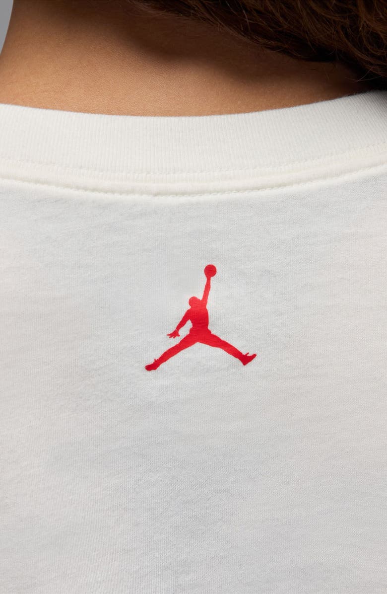 Jordan Shooting Threes Graphic T-Shirt, Alternate, color, Sail