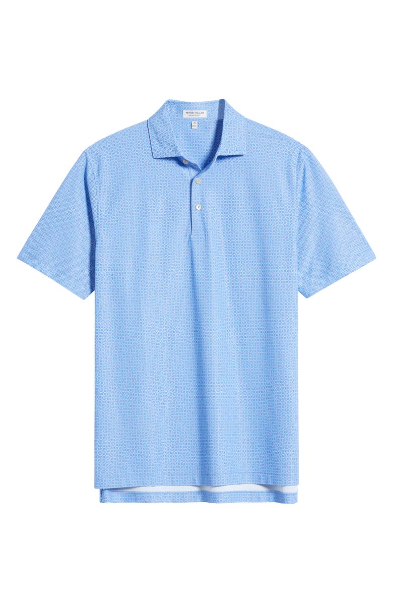 Peter Millar Casa Nova Performance Mesh Polo, Alternate, color, Blue Sea