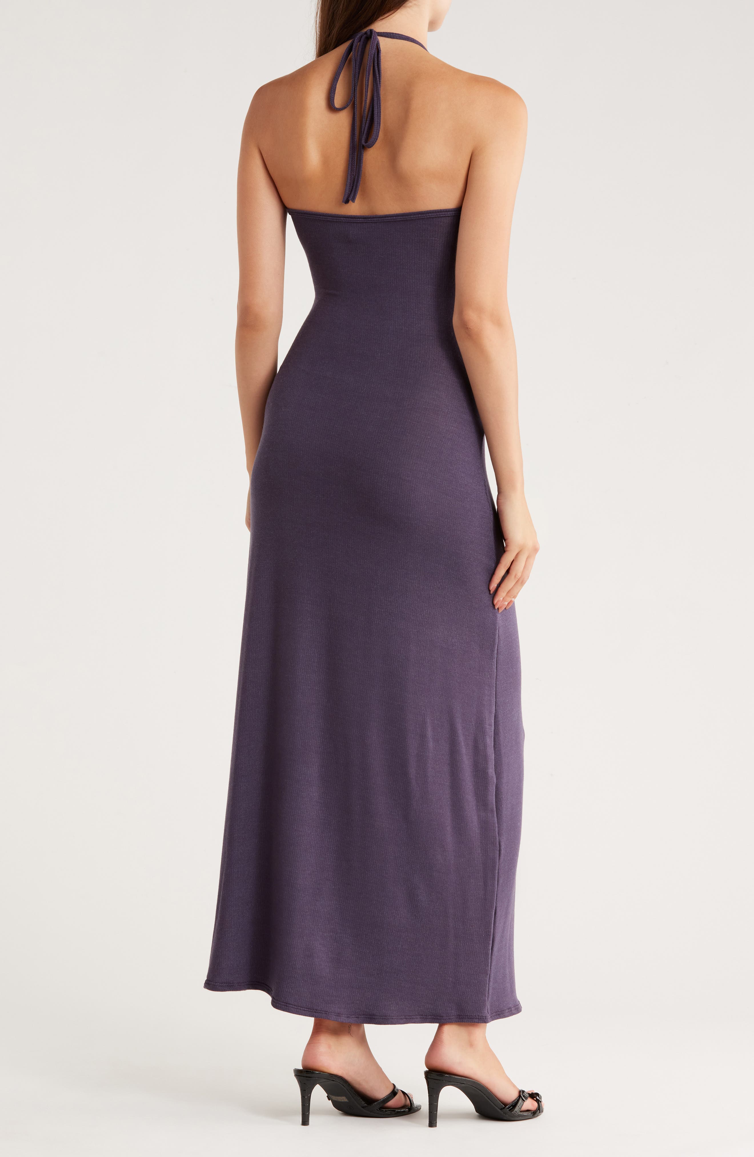 Fitted Maxi Halter Dress - image 2