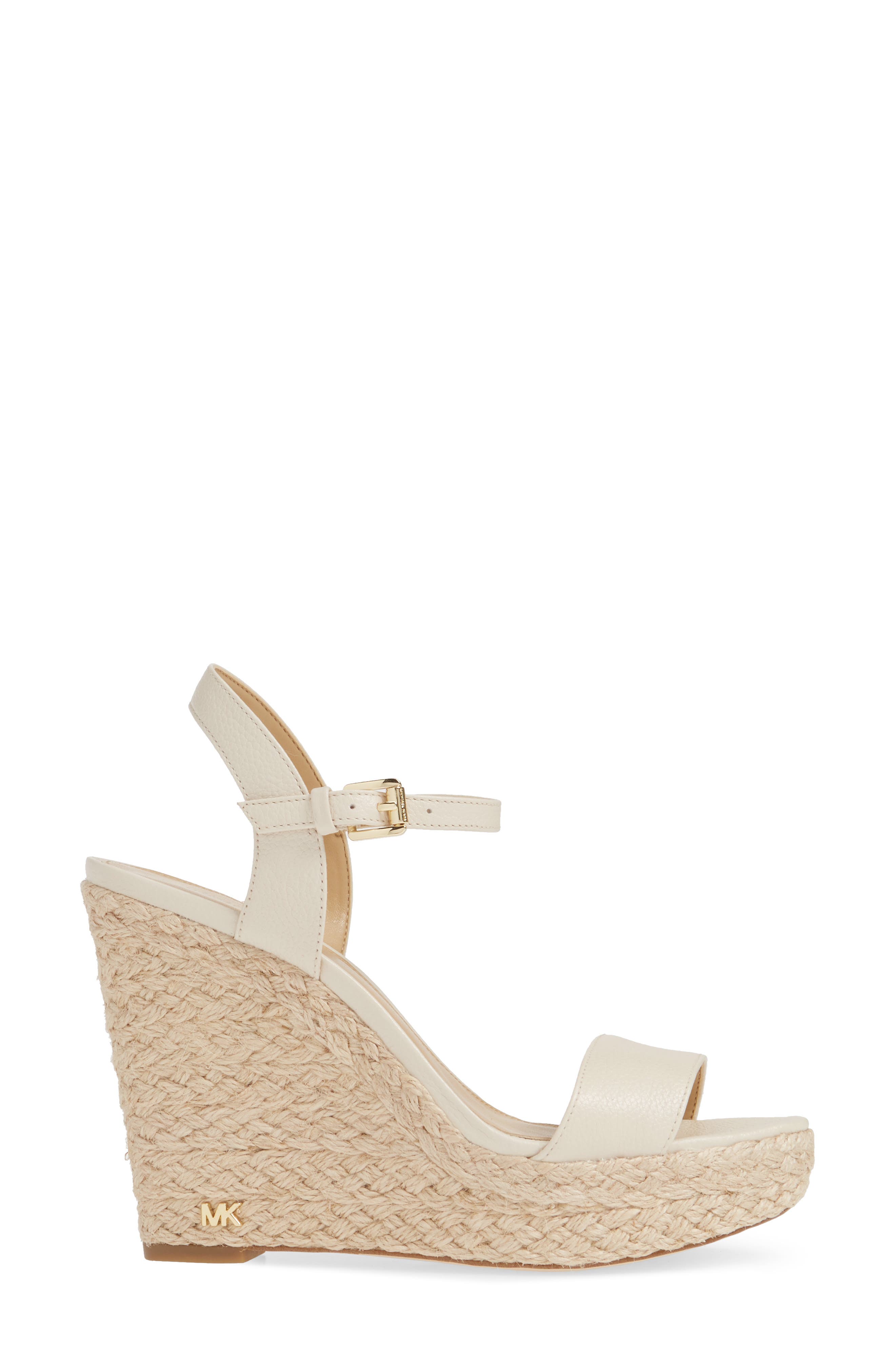 Jill Platform Wedge, Alternate, color, LIGHT CREAM TUMBLED LEATHER