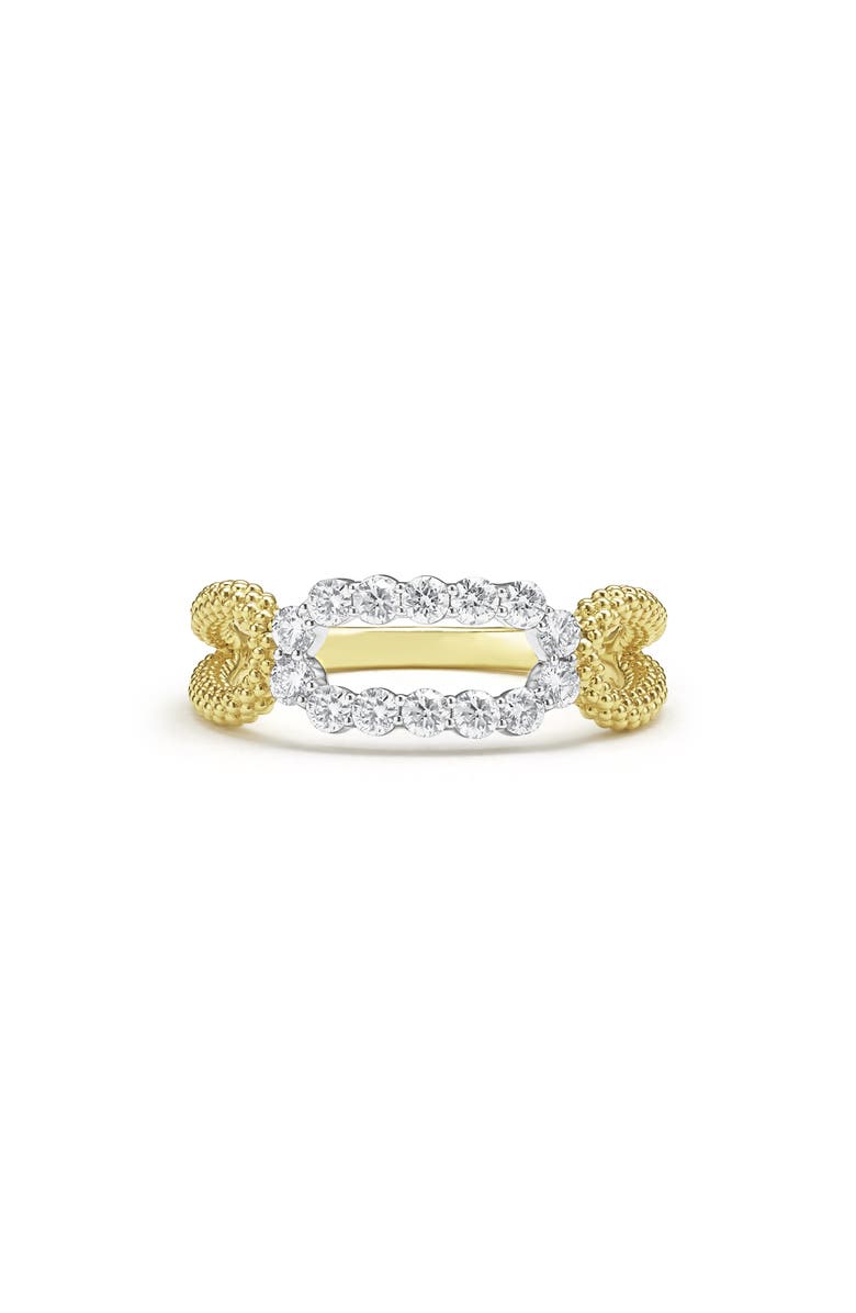 LAGOS Signature Caviar Superfine Oval Diamond Ring, Main, color, Gold