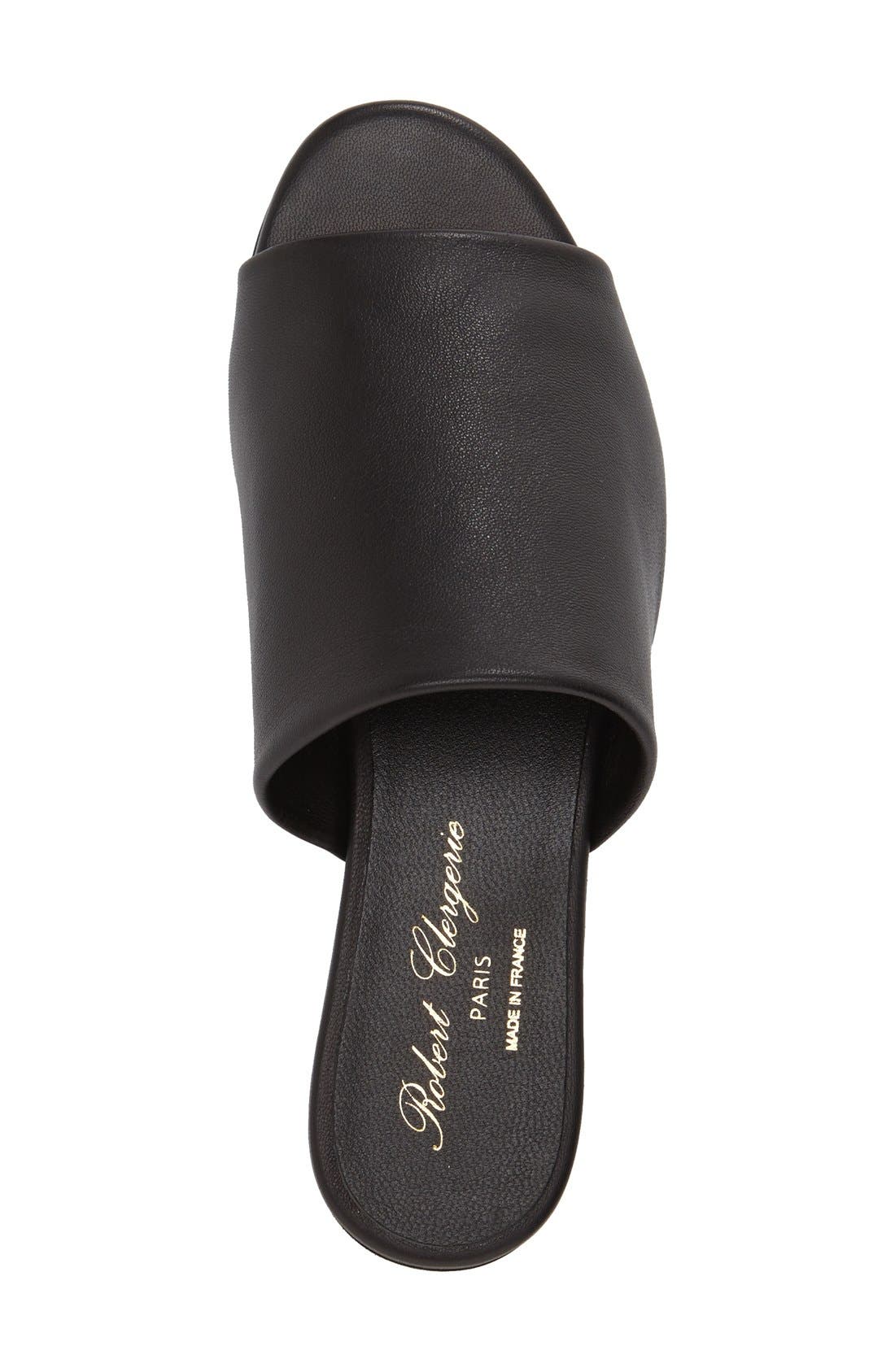 Robert Clergerie 'Gato' Slide Sandal, Alternate, color, 