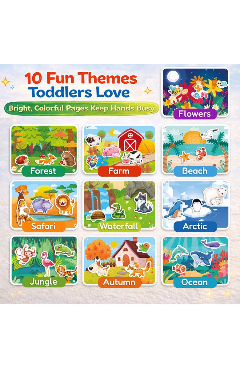 Quokka Jelly Sticker Activity Book for Toddlers, Alternate, color, Animals