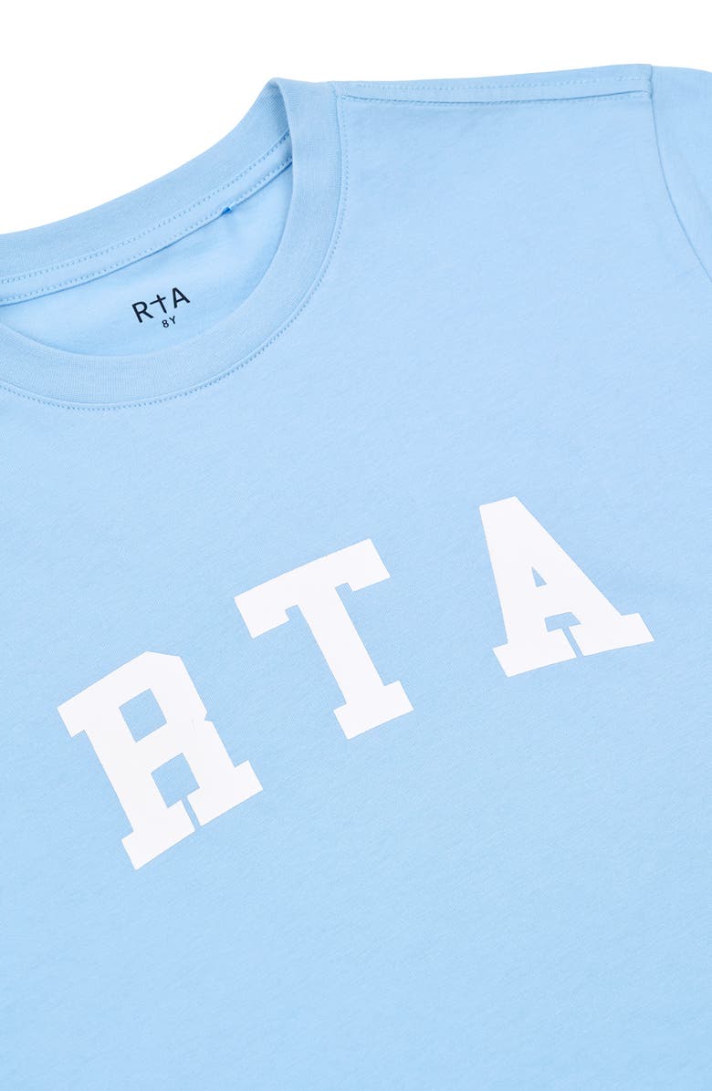 RtA Kids' Lawson Collegiate Logo Graphic T-Shirt, Alternate, color, Blue Collegiate
