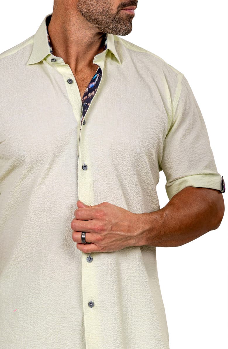 Maceoo Galileo Marthy Short Sleeve Button-Up Shirt, Alternate, color, 