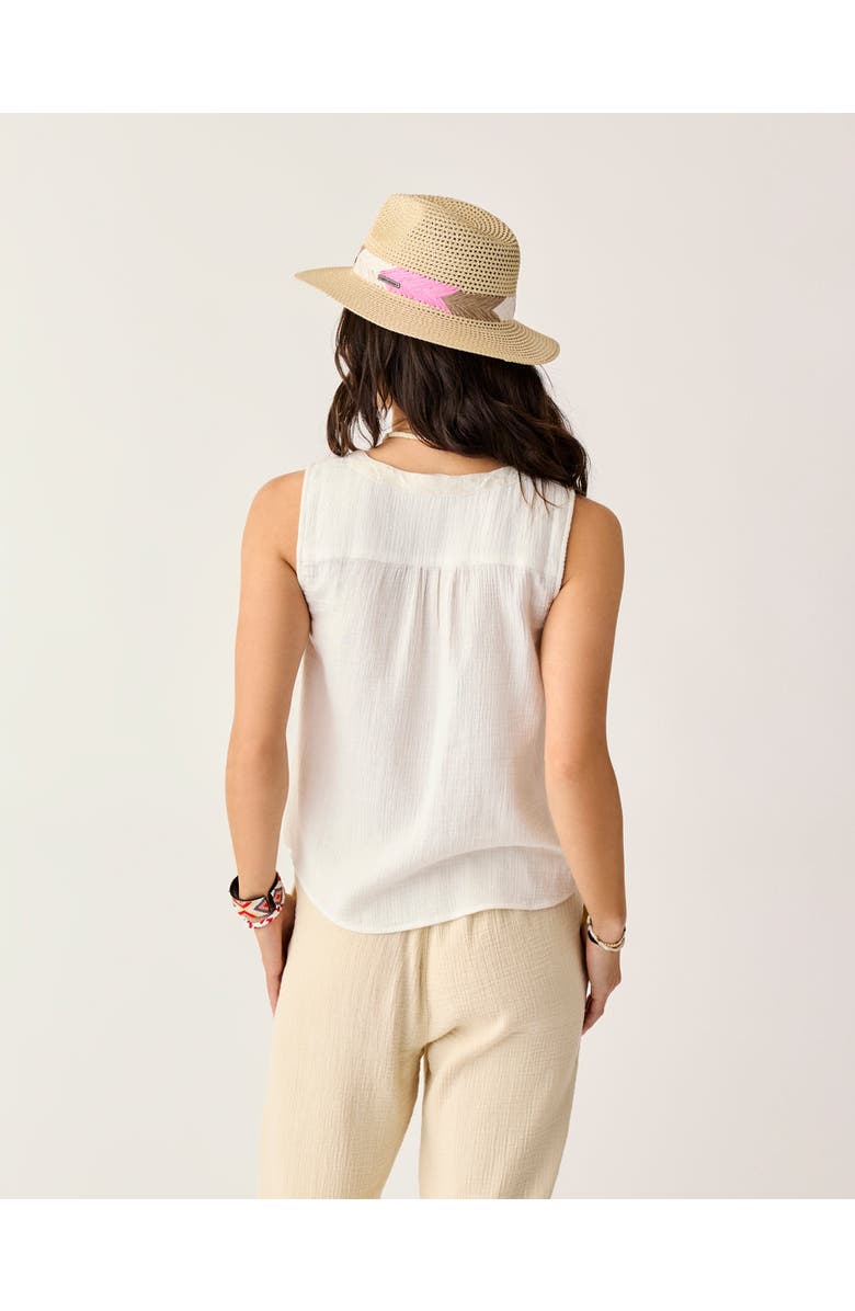 Carve Designs Kayla Gauze Tank, Alternate, color, Cloud