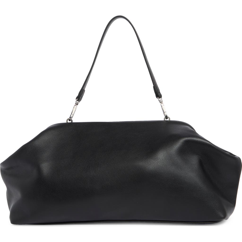 Bcbg Oversize Frame Shoulder Bag In Black