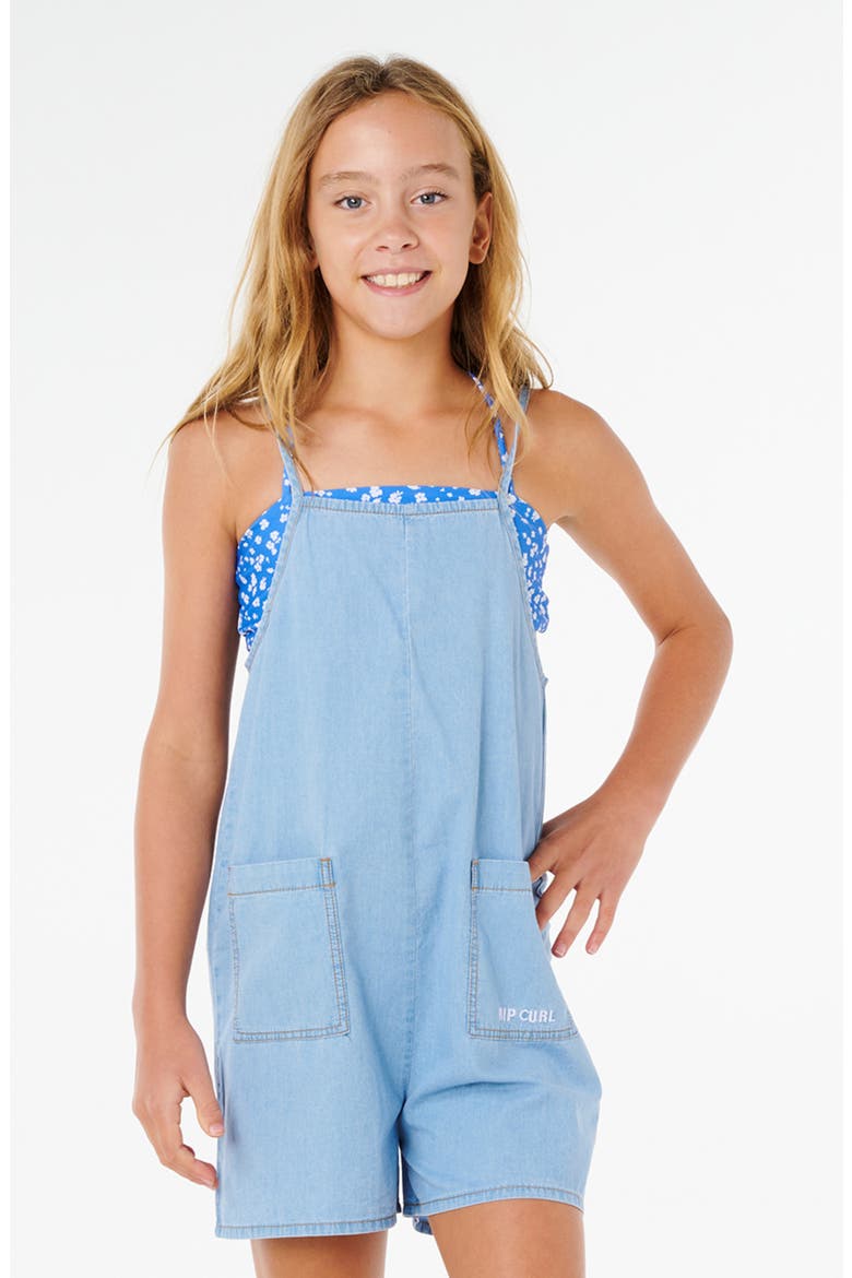 Kids' Sunshine Squad Romper, Alternate, color, WASHED BLUE