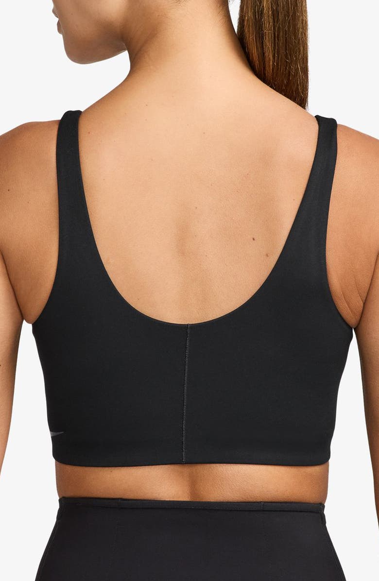 Nike Capsule Crossover Dri-FIT Light Support Padded Bra, Alternate, color, Black/ Dk Smoke Grey