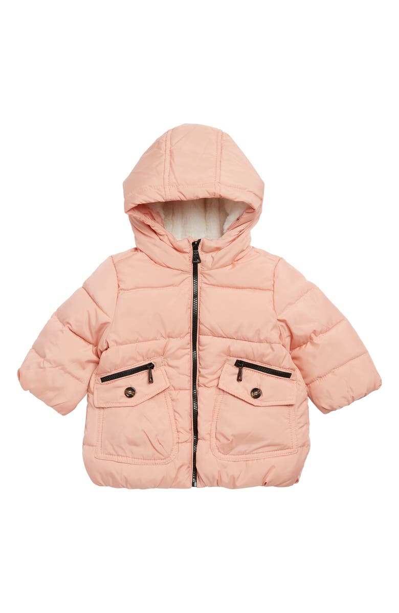 Urban Republic Hooded Puffer Jacket, Main, color, 