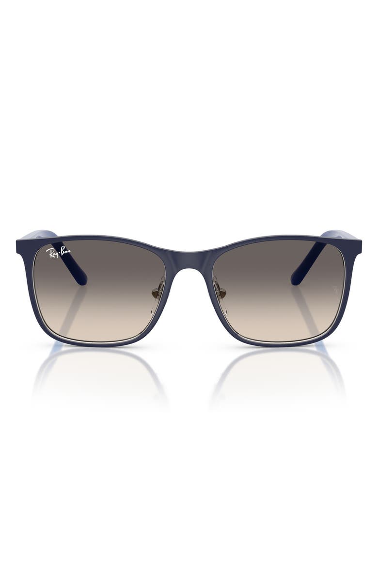 Ray-Ban 48mm Gradient Square Sunglasses, Main, color, Gradient Grey