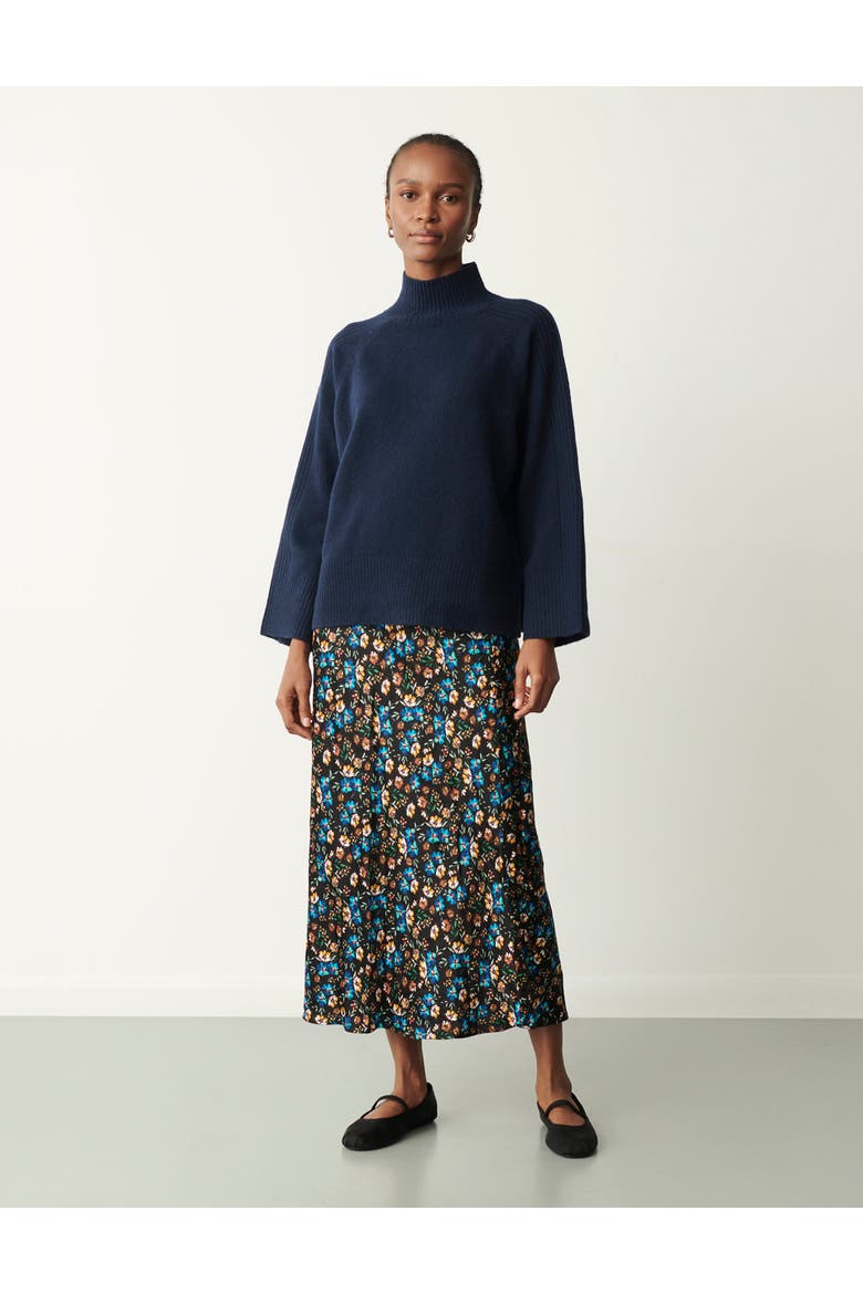 Mandy Floral Midi Skirt, Alternate, color, Ditsy Floral