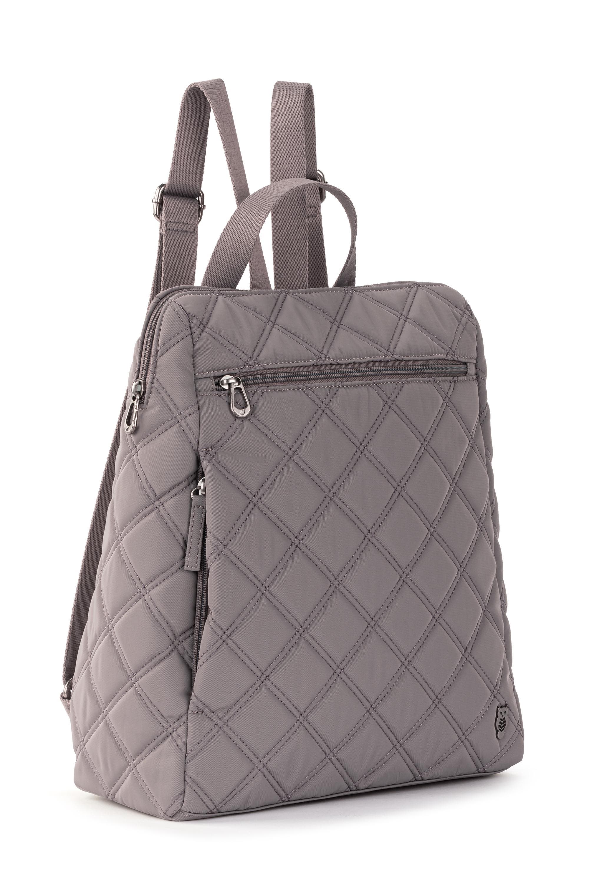 Sakroots Arlo Backpack - Quilted, Alternate, color, Mushroom Diamond Quilted