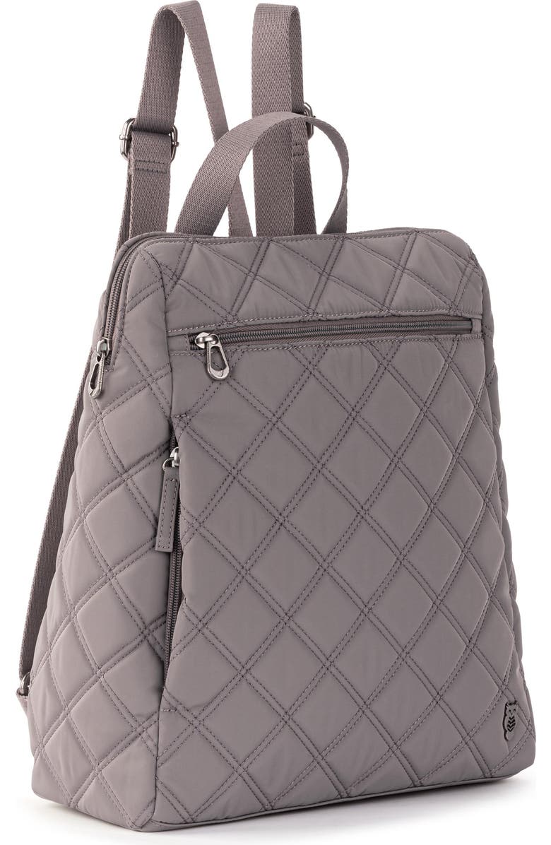 Sakroots Arlo Backpack - Quilted, Alternate, color, Mushroom Diamond Quilted