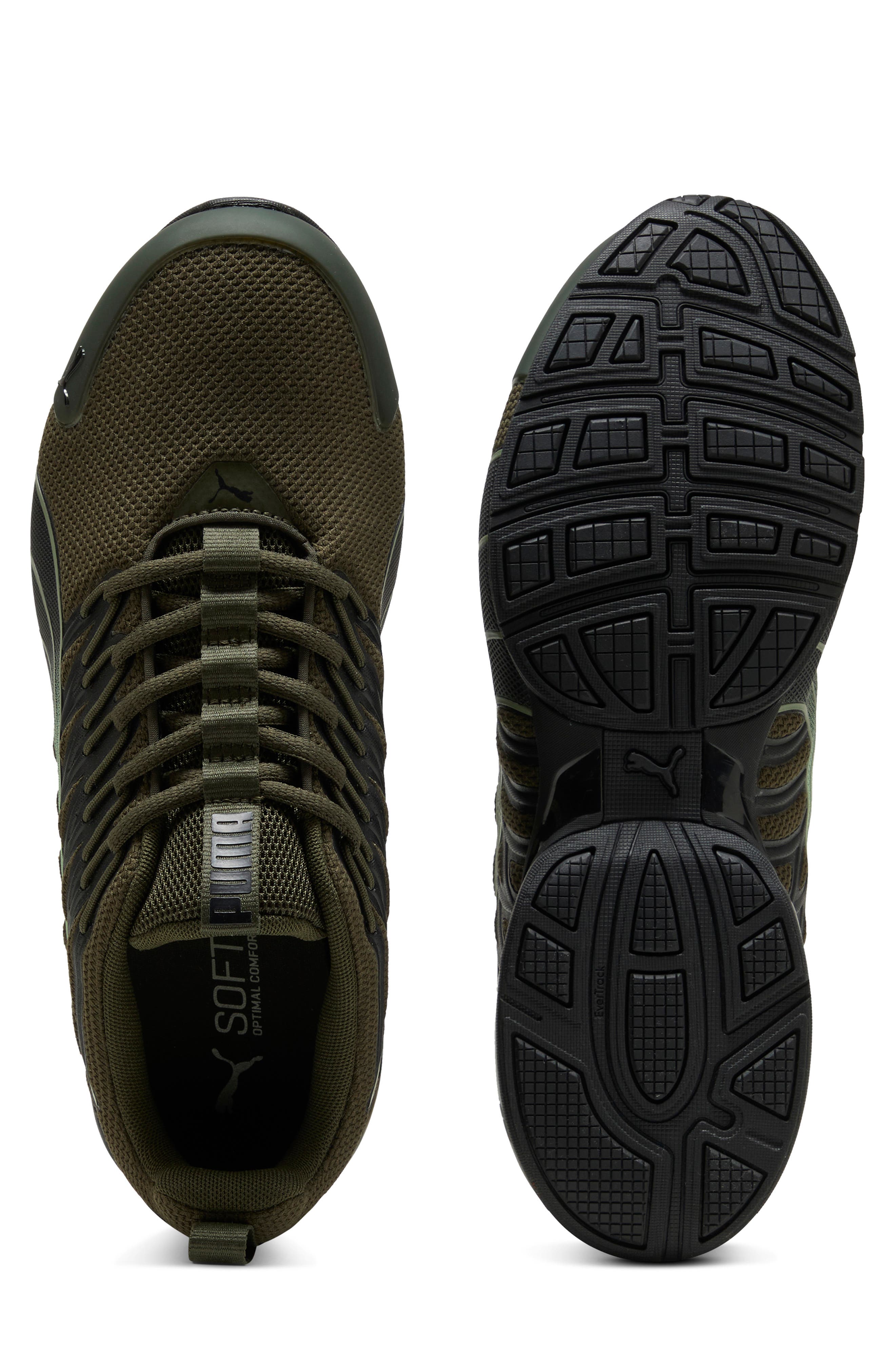 Voltaic Evo Sneaker, Alternate, color, DARK OLIVE-PUMA BLACK