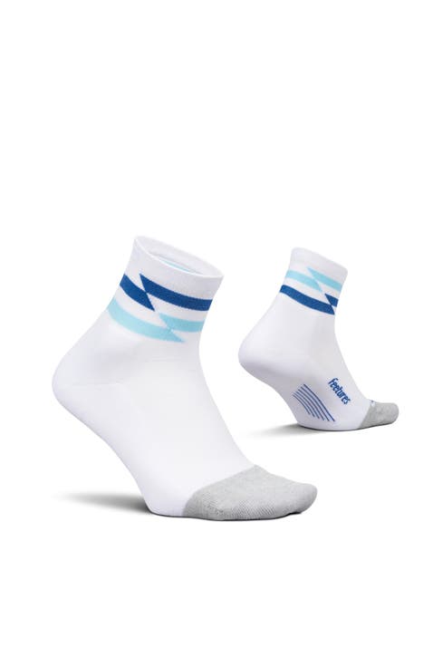 Elite Light Cushion Quarter Solid  Sport Sock with Targeted Compression
