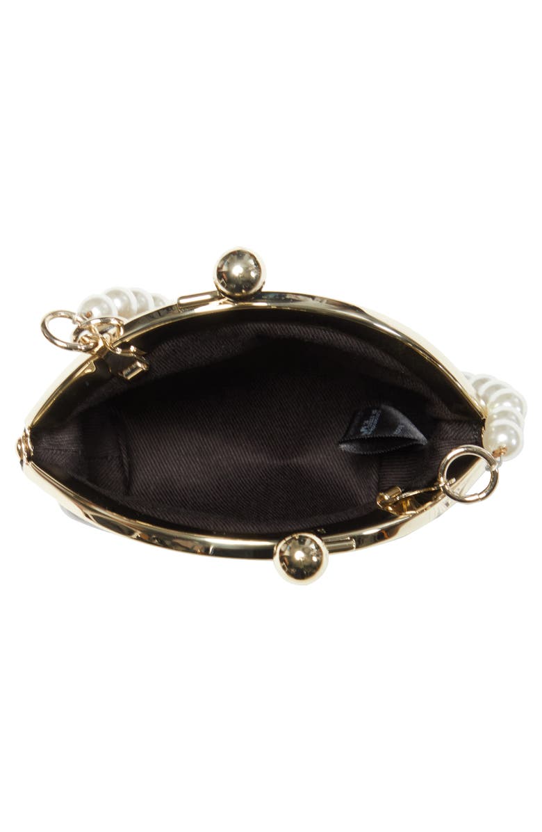 Simone Rocha Leather Crossbody Coin Purse, Alternate, color,