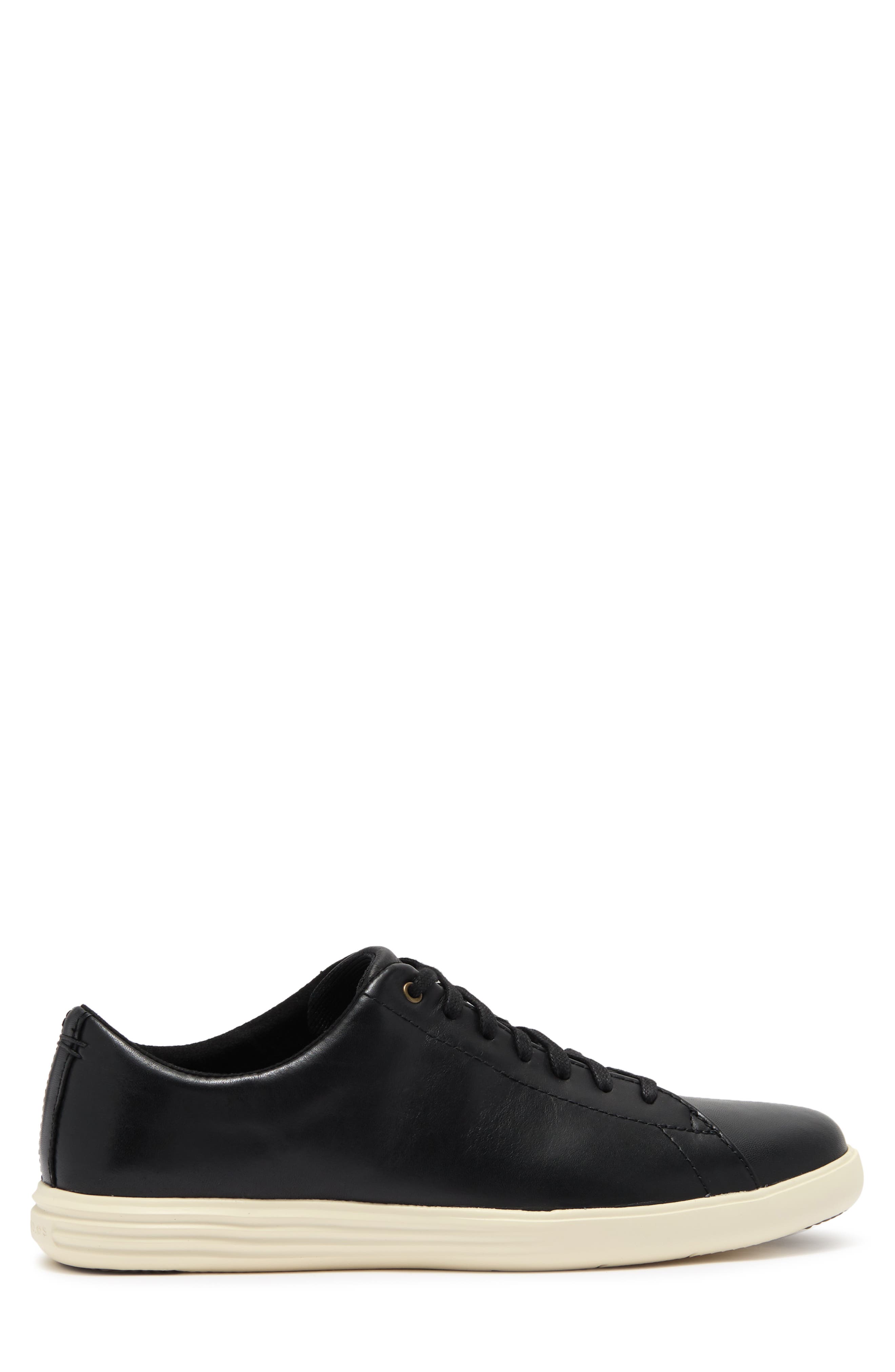 Cole Haan Grand Crosscourt II Sneaker - Wide Width Available, Alternate, color, Black Leather