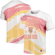 Mitchell & Ness Men's Mitchell & Ness White Tuskegee Golden Tigers Paintbrush Sublimated T-Shirt