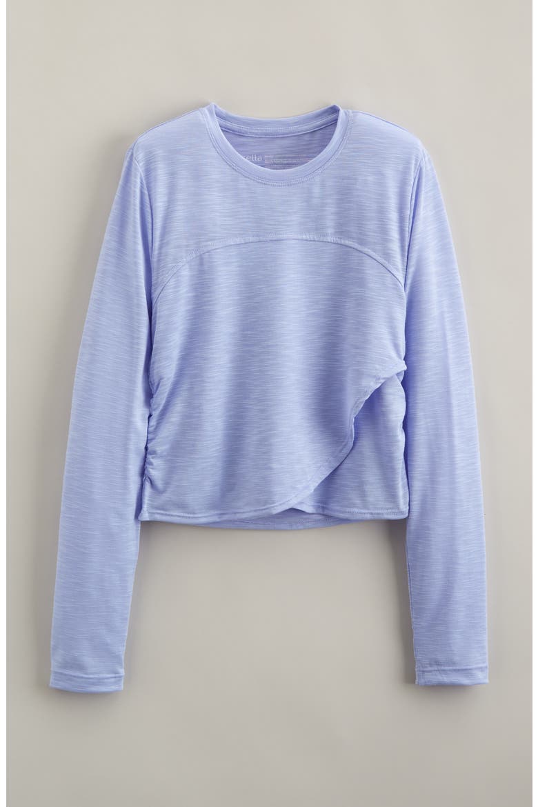 Kids' Flex Crossover Front T-Shirt, Main, color, PURPLE INSPIRE