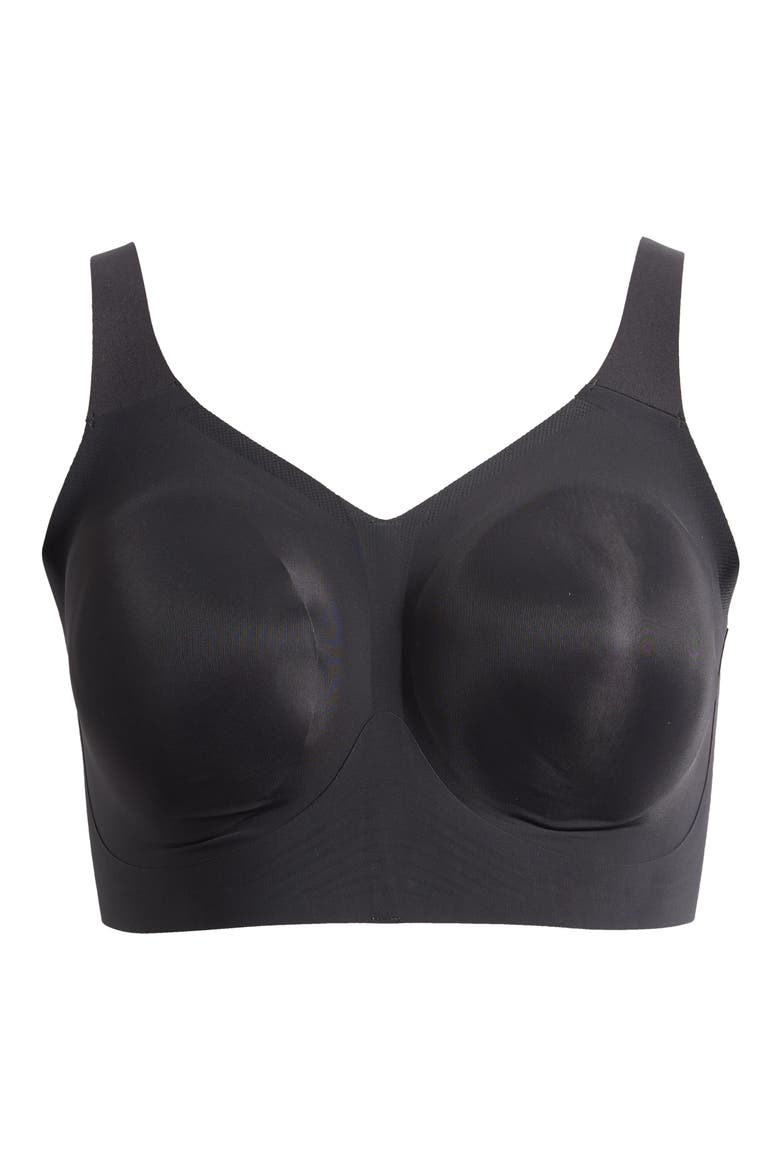 Busty Wireless Bra, Alternate, color, BLACK