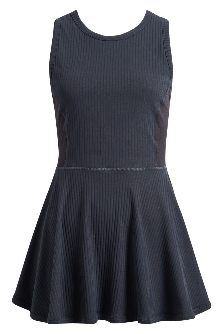 FP Movement Kiss My Ace Sleeveless Minidress, Alternate, color, BLACK