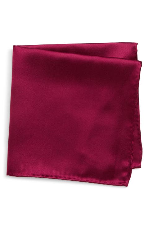 Solid Silk Pocket Square
