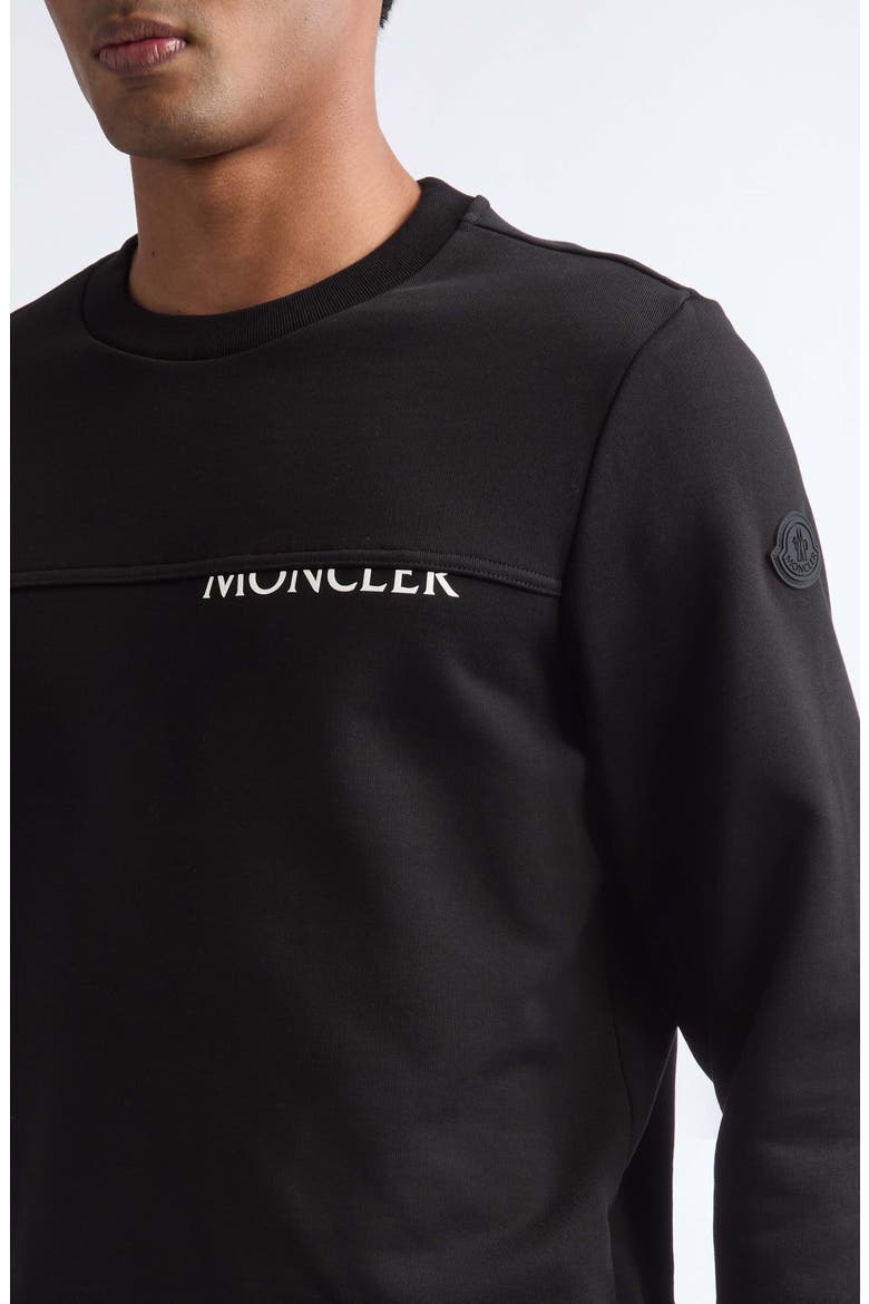 Logo Graphic Sweatshirt, Alternate, color, BLACK