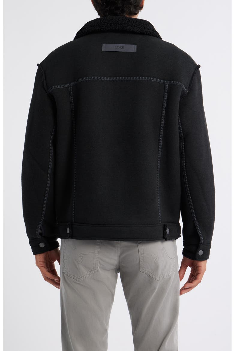 Janson UGGfluff Jacket II, Alternate, color, BLACK