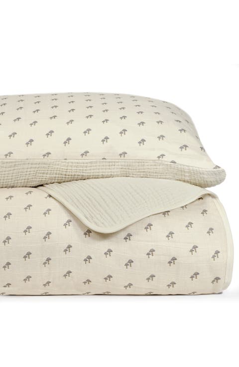 Organic Cotton Muslin Quilt & Sham Set