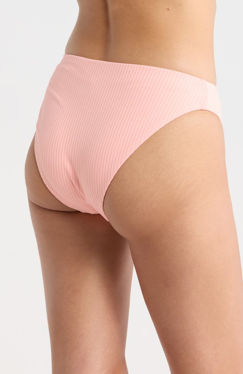 Vitamin A<sup>®</sup> Cali High Leg Bikini Bottoms, Alternate, color, Pink Coral