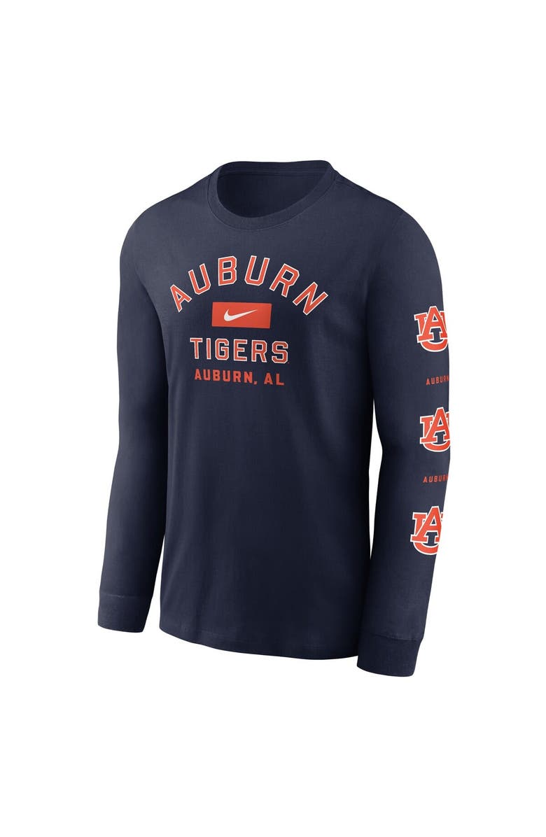 Nike Men's Nike Navy Auburn Tigers Classic Location Long Sleeve T-Shirt, Alternate, color, Navy