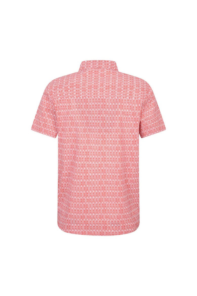 Preston Illustration Shirt, Alternate, color, Fiery Coral