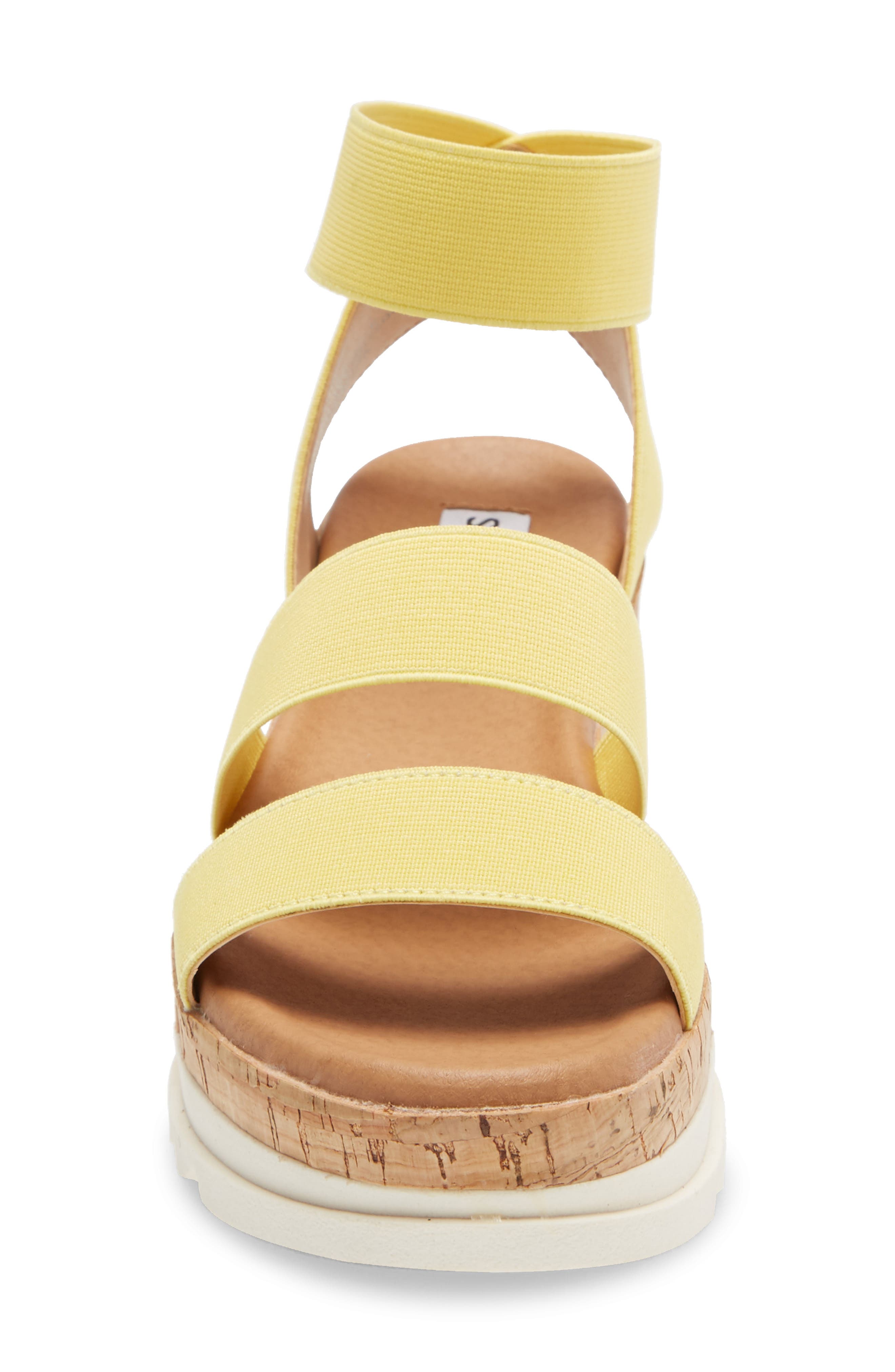Bandi Platform Wedge Sandal, Alternate, color, YELLOW