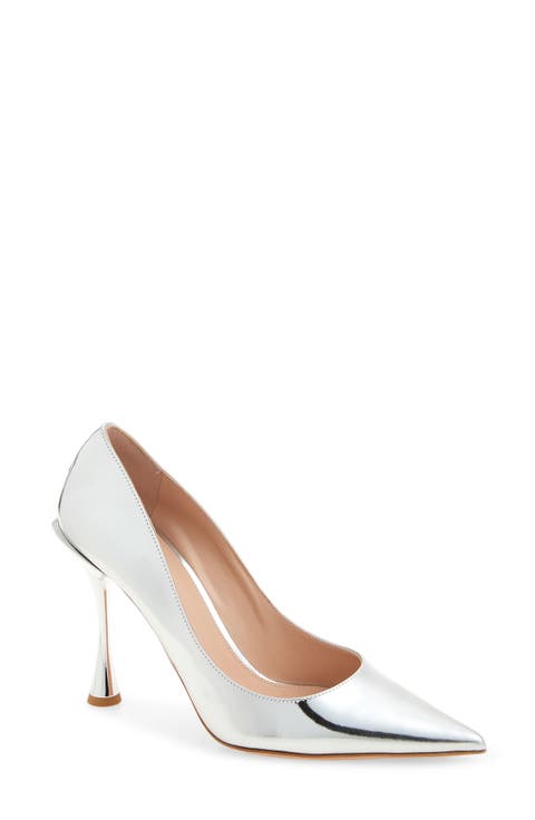 Thalia Metallic Pointed Toe Pump (Women)