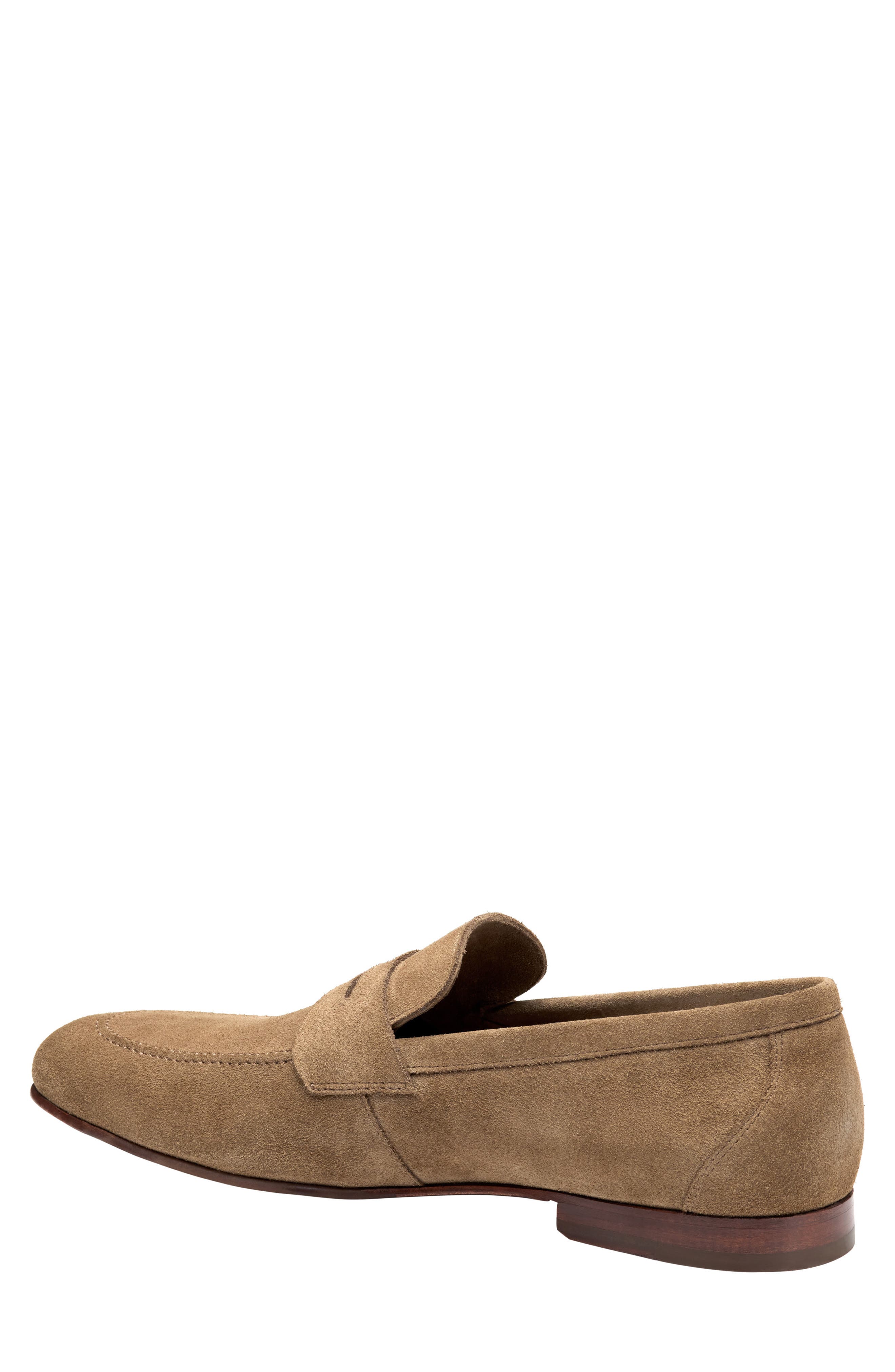 Higgins Penny Loafer, Alternate, color, TAUPE SUEDE