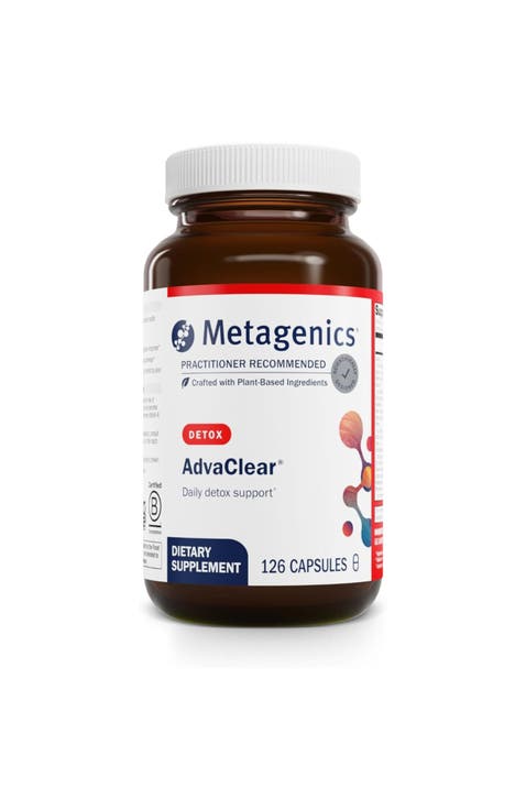 AdvaClear Daily Detox Support Supplement Capsules 126 Capsules