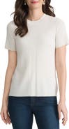 Jones New York Short Sleeve Rib Sweater